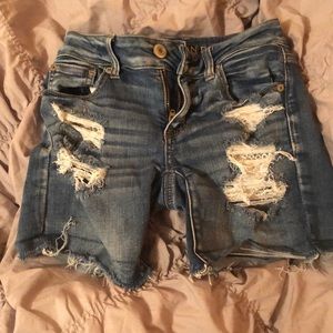 American Eagle Next Level Stretch X Midi Shorts